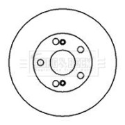 BBD5019 Brzdový kotúč BORG & BECK