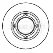 BBD5024 Brzdový kotúč BORG & BECK