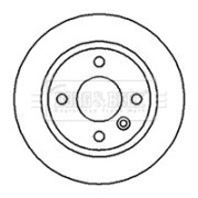 BBD5041 Brzdový kotúč BORG & BECK