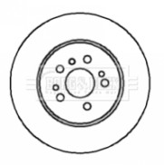 BBD5089 Brzdový kotúč BORG & BECK