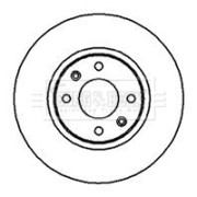 BBD5100 Brzdový kotúč BORG & BECK