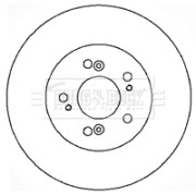 BBD5176 Brzdový kotúč BORG & BECK