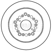 BBD5178 Brzdový kotúč BORG & BECK