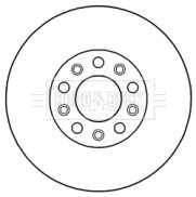 BBD5205 Brzdový kotúč BORG & BECK