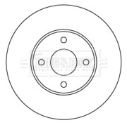 BBD5237 Brzdový kotúč BORG & BECK