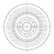 BBD5245 Brzdový kotúč BORG & BECK