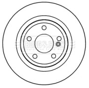 BBD5326 Brzdový kotúč BORG & BECK