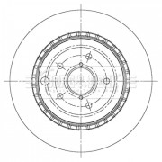 BBD5378 Brzdový kotúč BORG & BECK
