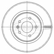 BBD5506 Brzdový kotúč BORG & BECK