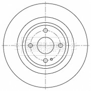 BBD5515 Brzdový kotúč BORG & BECK