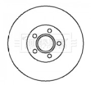 BBD5880S Brzdový kotúč BORG & BECK