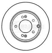 BBD5906S Brzdový kotúč BORG & BECK