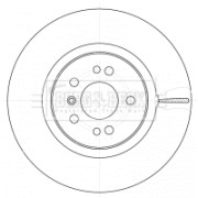 BBD5918S Brzdový kotúč BORG & BECK