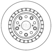 BBD5961S Brzdový kotúč BORG & BECK