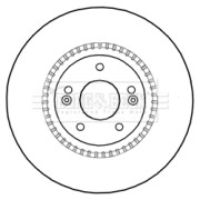 BBD5993S Brzdový kotúč BORG & BECK