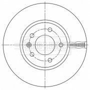 BBD6193S Brzdový kotúč BORG & BECK