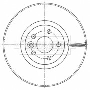 BBD6202S Brzdový kotúč BORG & BECK