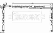 BBH7532 Brzdová hadica BORG & BECK