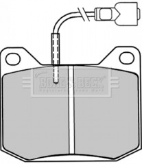 BBP1016 Sada brzdových platničiek kotúčovej brzdy BORG & BECK