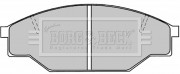 BBP1019 Sada brzdových platničiek kotúčovej brzdy BORG & BECK