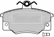 BBP1032 Sada brzdových platničiek kotúčovej brzdy BORG & BECK