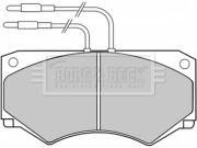 BBP1039 Sada brzdových platničiek kotúčovej brzdy BORG & BECK