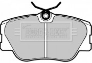 BBP1042 Sada brzdových platničiek kotúčovej brzdy BORG & BECK