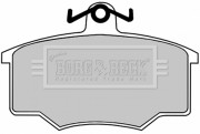 BBP1049 Sada brzdových platničiek kotúčovej brzdy BORG & BECK