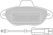 BBP1059 Sada brzdových platničiek kotúčovej brzdy BORG & BECK