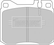 BBP1061 Sada brzdových platničiek kotúčovej brzdy BORG & BECK