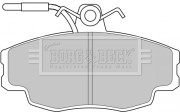 BBP1062 Sada brzdových platničiek kotúčovej brzdy BORG & BECK