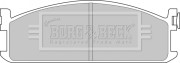 BBP1075 Sada brzdových platničiek kotúčovej brzdy BORG & BECK