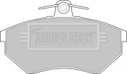 BBP1076 Sada brzdových platničiek kotúčovej brzdy BORG & BECK