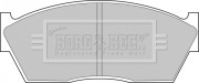 BBP1077 Sada brzdových platničiek kotúčovej brzdy BORG & BECK