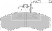 BBP1082 Sada brzdových platničiek kotúčovej brzdy BORG & BECK