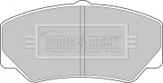 BBP1110 Sada brzdových platničiek kotúčovej brzdy BORG & BECK
