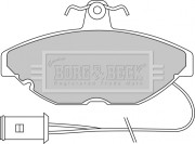 BBP1115 Sada brzdových platničiek kotúčovej brzdy BORG & BECK