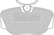 BBP1119 Sada brzdových platničiek kotúčovej brzdy BORG & BECK