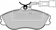 BBP1124 Sada brzdových platničiek kotúčovej brzdy BORG & BECK
