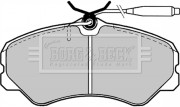 BBP1130 Sada brzdových platničiek kotúčovej brzdy BORG & BECK