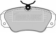 BBP1143 Sada brzdových platničiek kotúčovej brzdy BORG & BECK