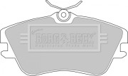 BBP1160 Sada brzdových platničiek kotúčovej brzdy BORG & BECK