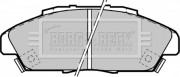 BBP1170 Sada brzdových platničiek kotúčovej brzdy BORG & BECK