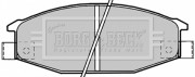 BBP1192 Sada brzdových platničiek kotúčovej brzdy BORG & BECK