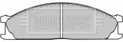 BBP1195 Sada brzdových platničiek kotúčovej brzdy BORG & BECK