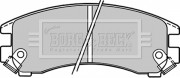 BBP1223 Sada brzdových platničiek kotúčovej brzdy BORG & BECK
