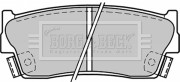 BBP1228 Sada brzdových platničiek kotúčovej brzdy BORG & BECK