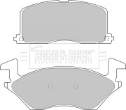 BBP1234 Sada brzdových platničiek kotúčovej brzdy BORG & BECK