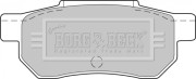 BBP1237 Sada brzdových platničiek kotúčovej brzdy BORG & BECK