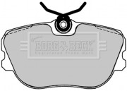 BBP1238 Sada brzdových platničiek kotúčovej brzdy BORG & BECK
